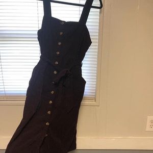 Corduroy burgundy target dress midi